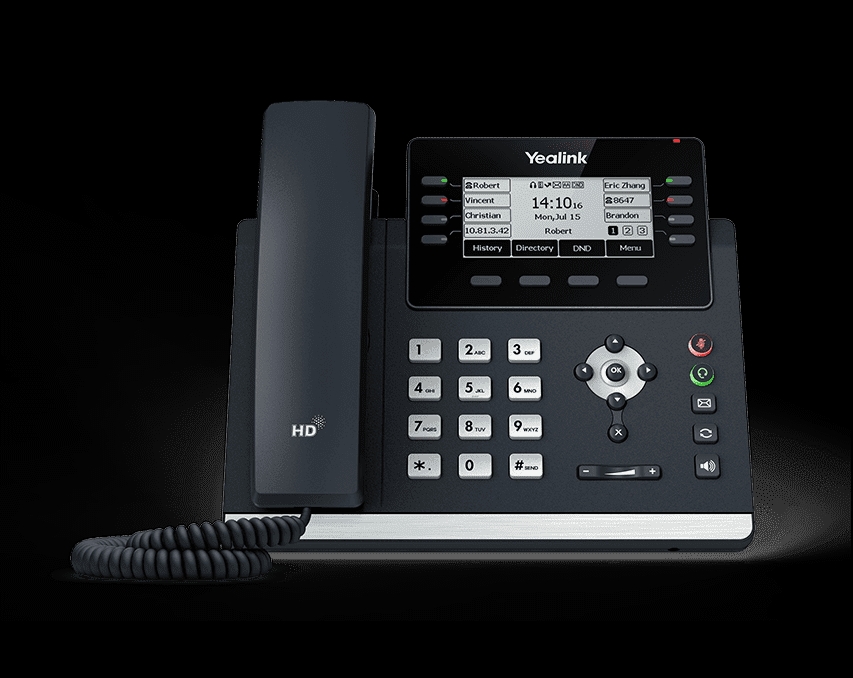 YEALINK - Phone IP PoE LCD 12 Line