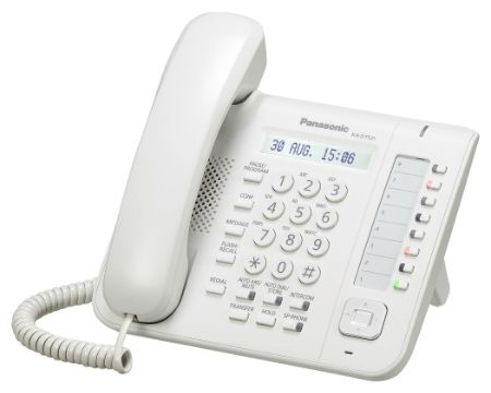 PANATEL - Telephone Digital 8 Button LCD White