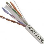 Vertical Cable - Cable Cat 6 4PR 1000' White Pull Box