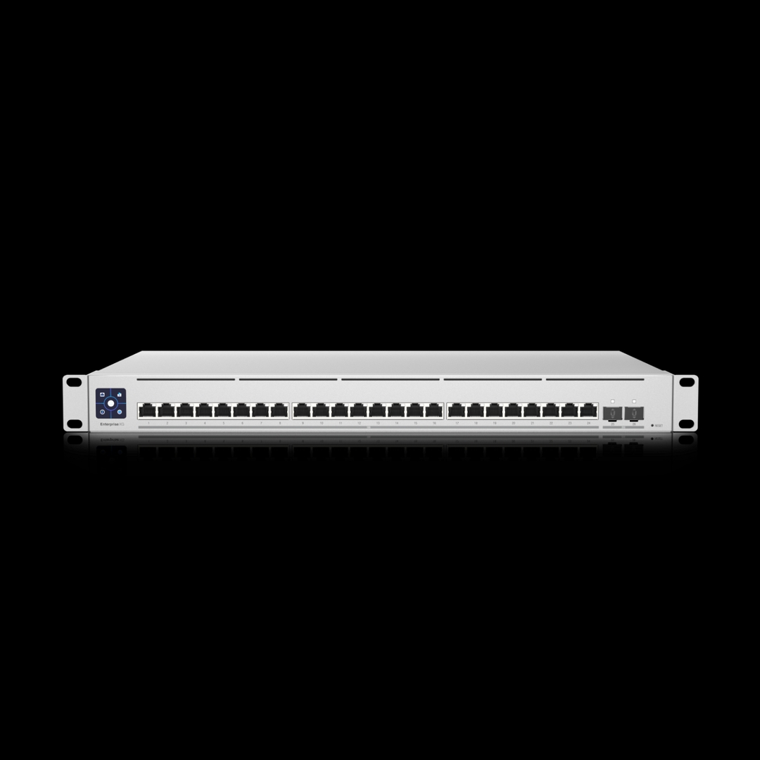 Ubiquiti - USW-EnterpriseXG-24 (24) 10 GbE ports (2) 25G ports L3 switch