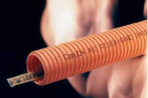Premier Conduit - Conduit Corrugated PVC 1" 250 FT Orange