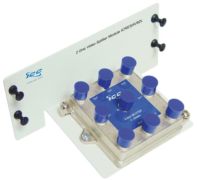 ICC - Video Splitter 1 X 8 2 GHZ