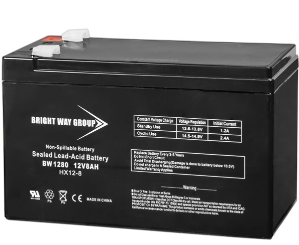BRIGHT WAY GROUP - Battery 12V 12AH Sealed Lead Acid