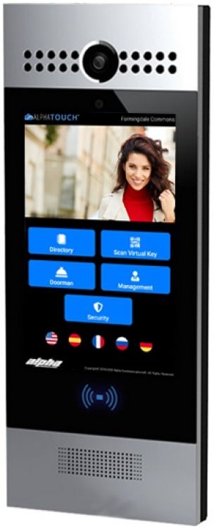 Alpha Intercom Systems - Alpha Touch Intercom panel