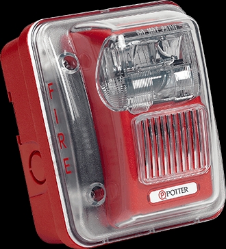 POTTER - Horn/Strobe Wall Mount white strobe outdoor