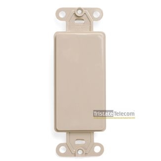 Leviton - Blank Decora Insert Ivory