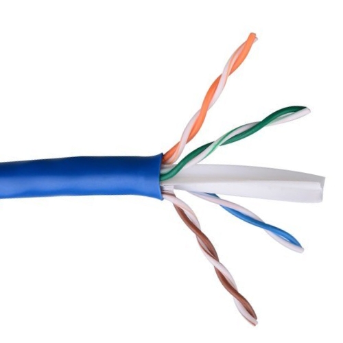 WAVENET - Cable Cat 6e 4 PR 1000' PVC Blue