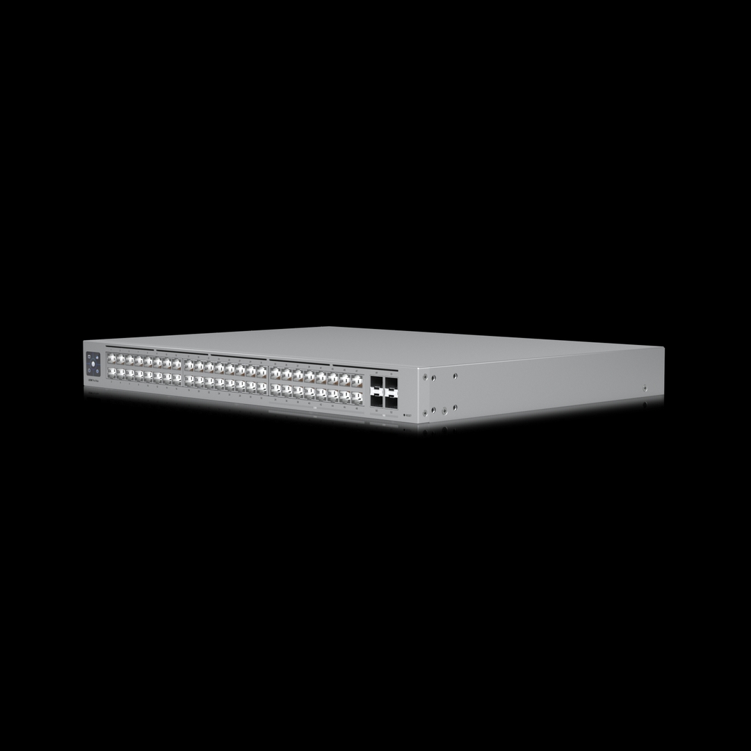Ubiquiti - Etherlighting Switch 48 Port PoE Gigabit Managed Switch 2 10G SFP+ Ports USP-RPS Input 720W
