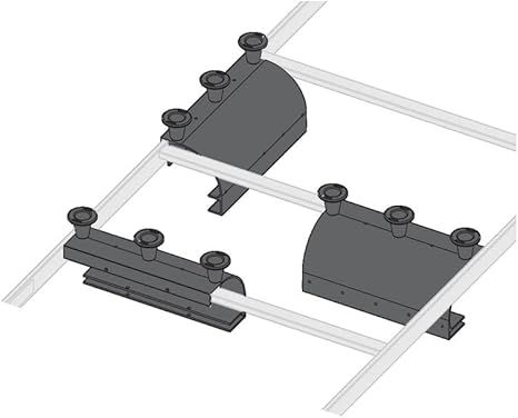 Middle Atlantic -Center Ladder End Drops with Spools