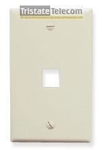 ICC - FACEPLATE, CLASSIC, 1 PORT, 1G GRAY