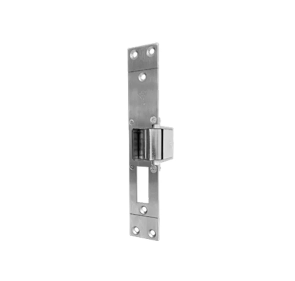 Mul-T-Lock / eFFeFF - Electric Door Release Wood Door W/2 Dead Bolt Cutouts AC/DC Chrome (ES-46-79G35-R11)