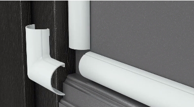 D-Line - Flat Bend For 1.18"X0.59" White 2PK