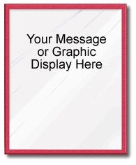 SPACEAGE - FRAME RED 8 1/2" X 11" X 1/2"DEEP