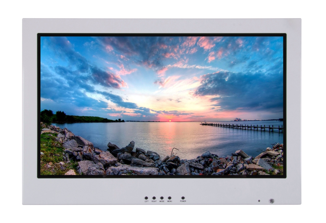LIONBEAM - Monitor 15.6 " LED White 1920X1080 Touchscreen HDMI,VGA,BNC Semi-Flush With Remote Control