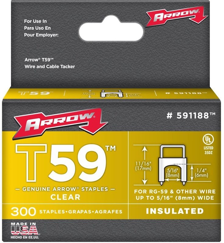 ARR - T59 Insulated Staples 300 P
