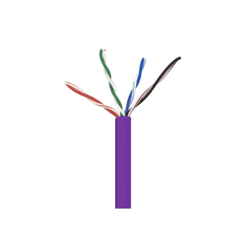 WAVENET - Cable Cat 5e 4 PR 1000' PVC PURPLE
