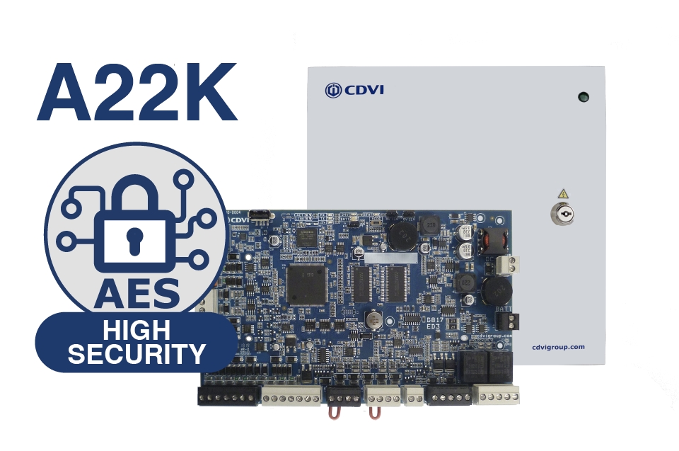 CDVI - A22K KRYPTO CONTROLLER 2 Door 4 Reader