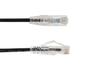 Vertical Cable - Patch Cord CAT 6A Slim Boot 5' Black