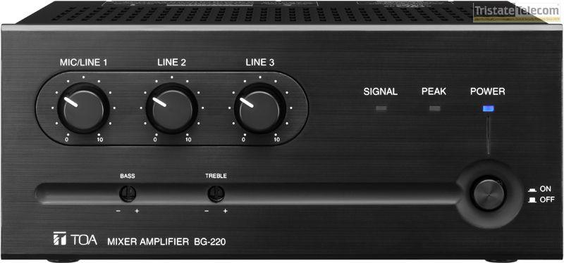 TOA | Amplifier/Mixer 35W Three Input Auto Mut