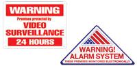 CCTV & Security Warning Signs