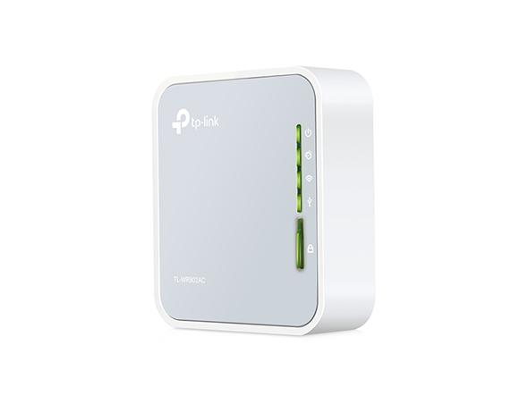 TP-LINK - AC750 Mini Wi-Fi Router 433 Mbps 5 GHz, 300 Mbps 2.4 GHz
