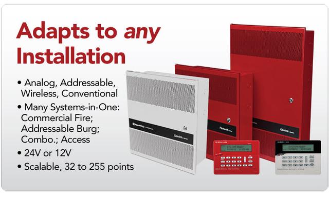 Napco GEMC & FIREWOLF SYSTEM COMPONENTS