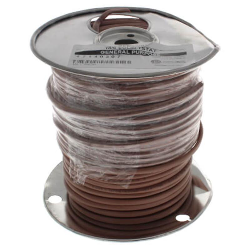 GENESIS CABLE | Cable 18/6 SOL THERM 1000' 250ft x4 Reels Brown