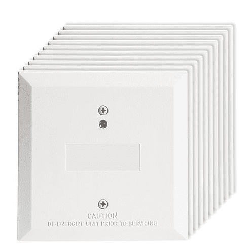 FIRELITE | white faceplate 10-pack