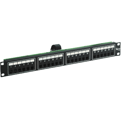 ICC | Patch Panel Voice 24 Port 6P2C with Female Telco in 1U