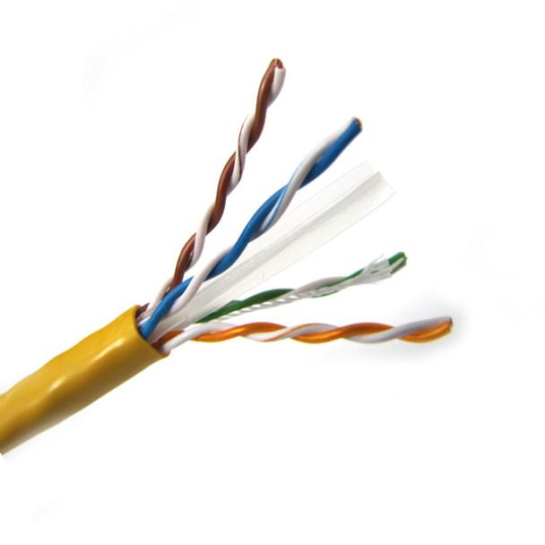 TRISTATE - Cable Cat 6 4 Pair 1000' CMP YELLOW Pull Box