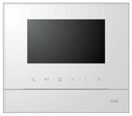 ABB | 4.3" Video hands-free indoor station WHT