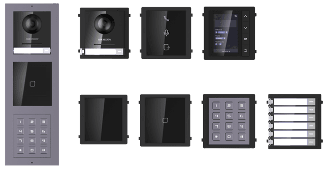 Hikvision DS-KD Series Modular IP Video Door Intercom System