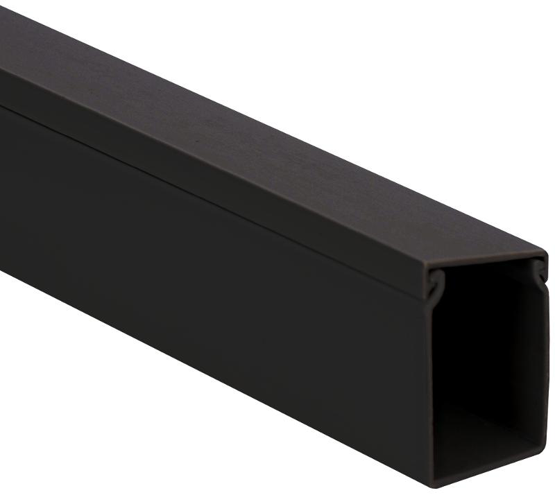 T&B | Raceway SOLID 2"X2" 6FT BLACK(No Cover)