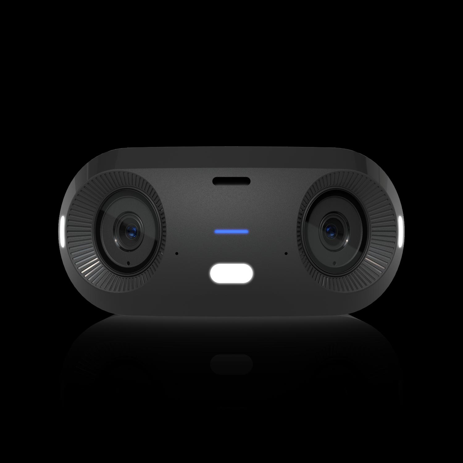 UBIQUITI - Indoor/outdoor dual sensor 16MP PoE+ camera, with a Multi-TOPS AI Engine and panoramic 180 coverage.