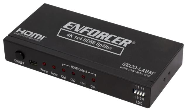 Seco Larm - HDMI Splitter 1 X 4 4K 3D Video