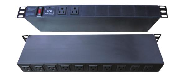 LIONBEAM - PDU 12 Port Double sided Power Switch/Surge Protection