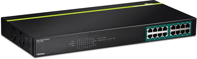 TRENDNET - Switch 16 Port Gigabit PoE+ 246 Watts