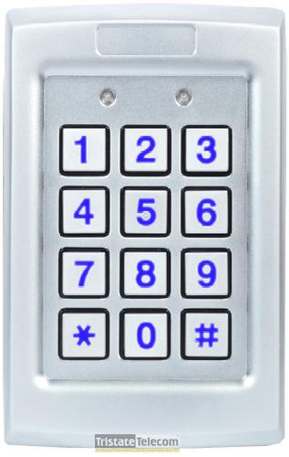 ROSSLARE - Keypad Outdr Metal Backlit Anti-VandaL comes with removable terminal blocks