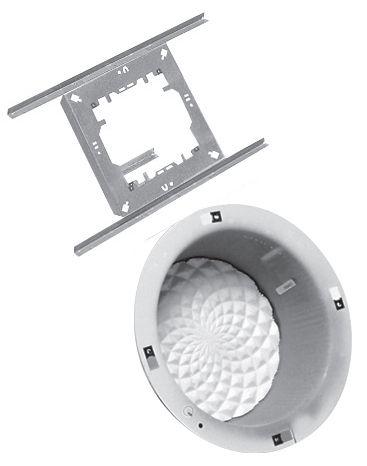 VALCOM | Ceiling Speaker Tile Bridge & Backbox Combo For Valcom and Bogen