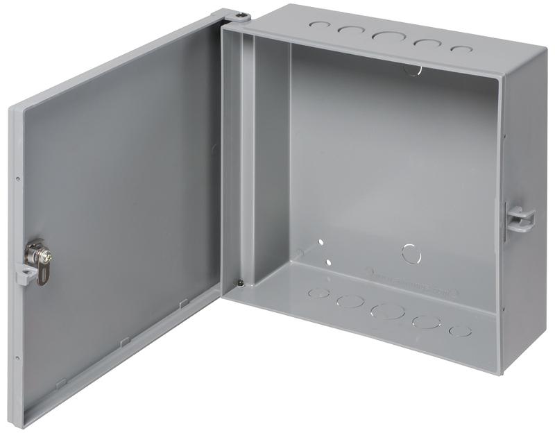 Arlington - Enclosure Plastic 7"Wx8"Hx3.5"D Gray