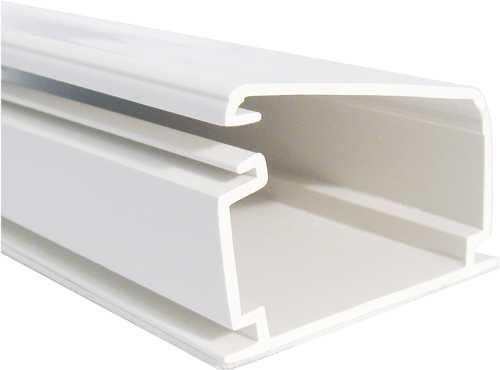 VERTICAl - RACEWAY 1 3/4"W X 1"H X 6'L WHITE