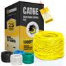 LIONBEAM - Cable Cat 6 CMR Yellow 1000' Pull Box