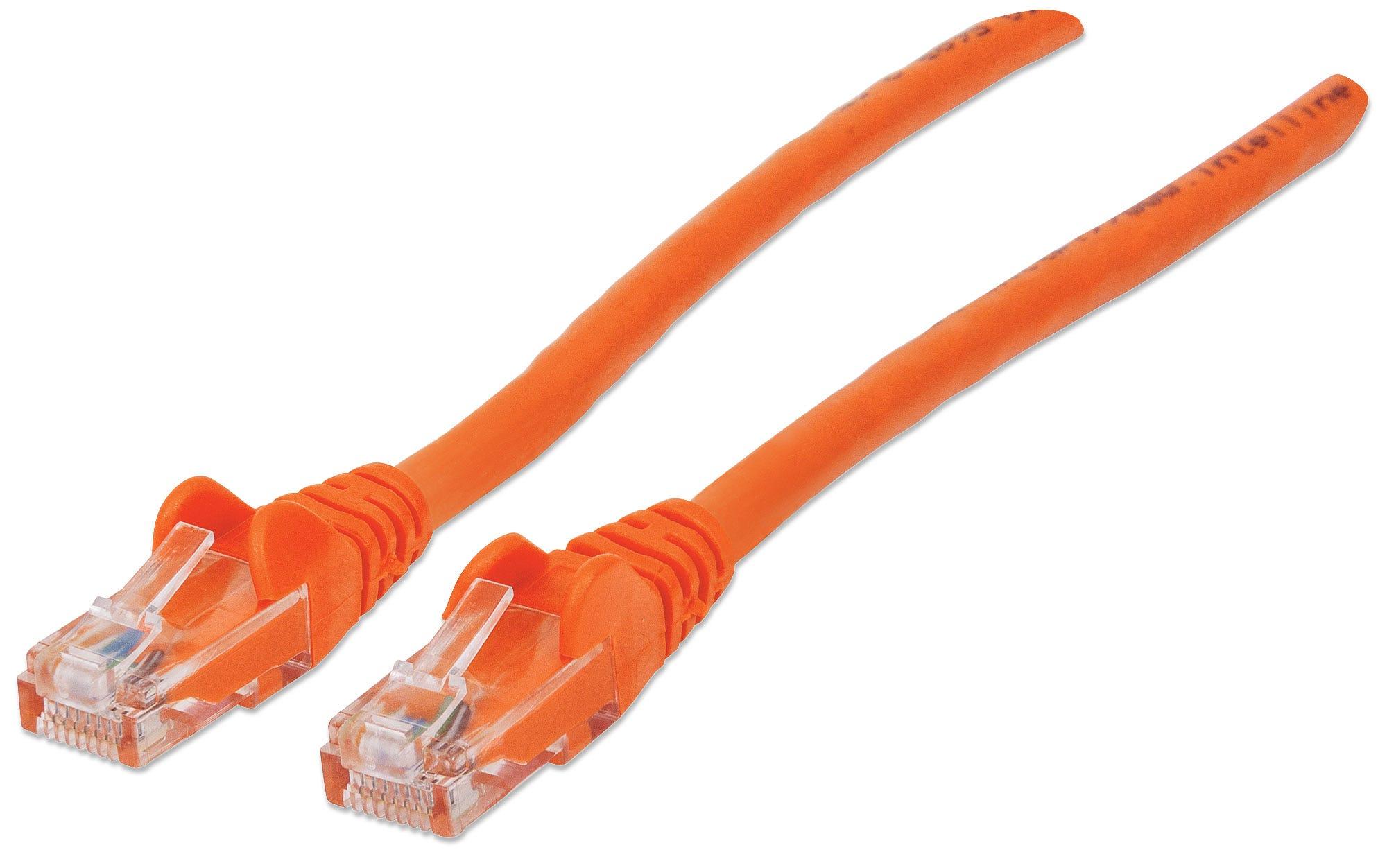 INTELLINET - Patch Cord CAT 6 0.5' Orange