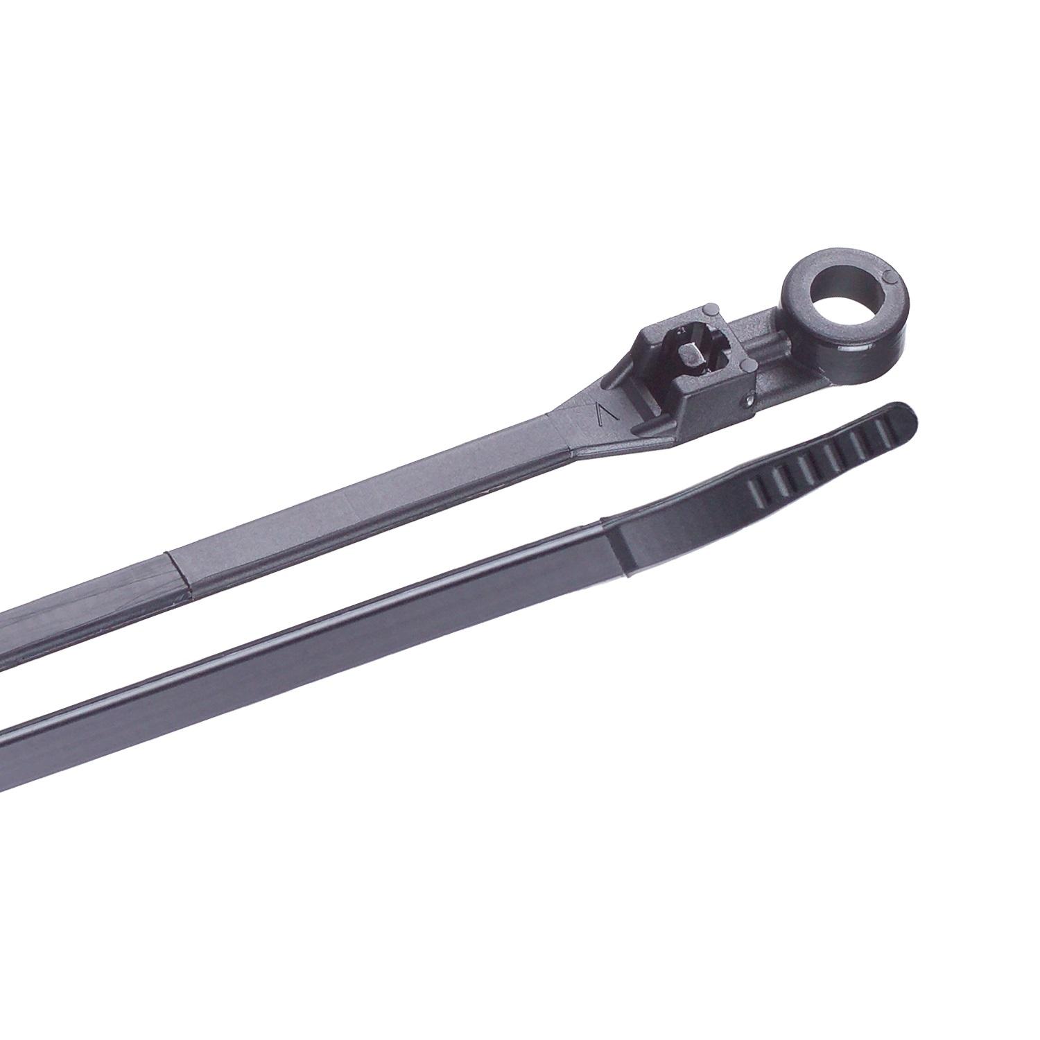 Gardner Bender - Tie Wraps W/Mounting Hole 8" BK 100 Pcs.
