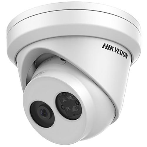 HIKVISION - Camera IP Turret 8MP 2.8MM IR WHITE AcuSense W/Mic
