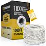 Lionbeam-Cable 18/4 STR CMR White Pull Box 1000FT