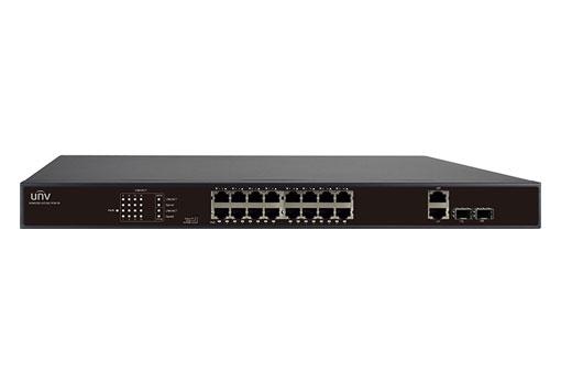 Switch 16 Ports 10/100 PoE 2 Uplink ports 250 Watt NSW2010-16T2GC-POE-IN