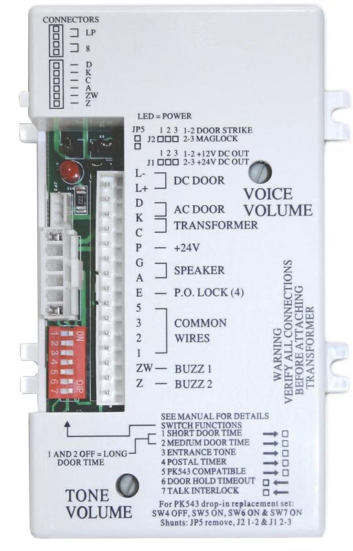 TRISTATE - Amplifier For 3 4 5 Wire Intercom System