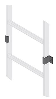 Middle Atlantic - Ladder Rack WALL CLAMP,1PR