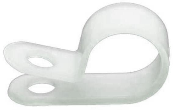 DOLPHIN - Cable Clamp 1/2" Clear (100 Pack)